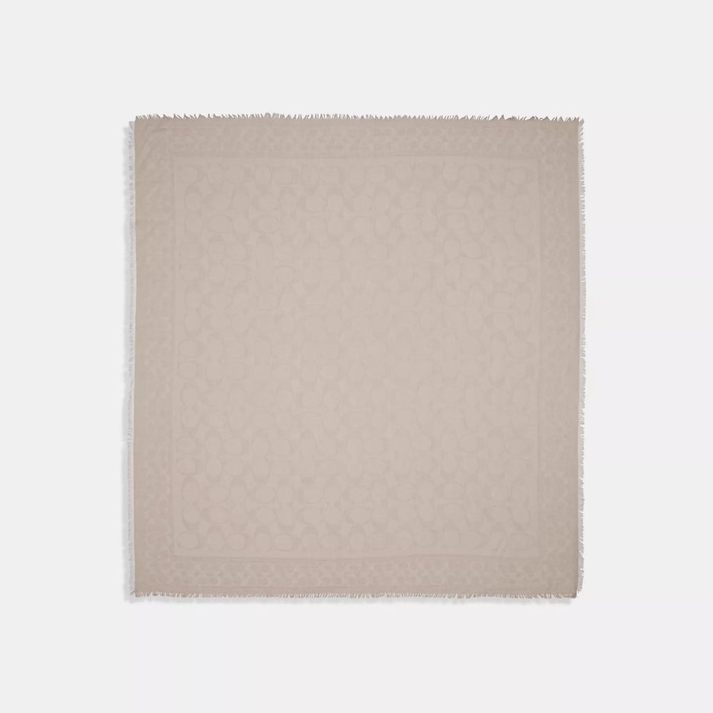 Coach Outlet Signature Oversized Square Scarf